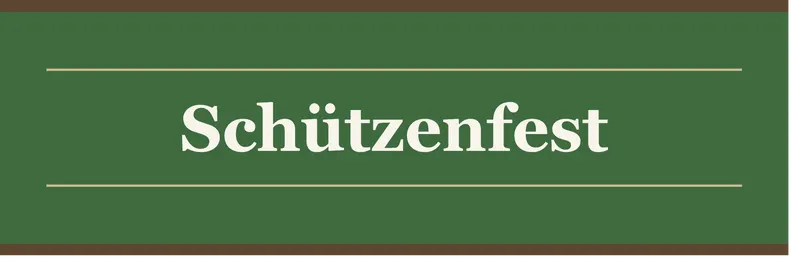 Einladung Ablaufplan Schützenfest 2025